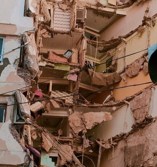  ارتفاع ضحايا عقار الإسكندرية المنهار إلى 10
