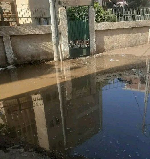  بلبيس.. قرية ميت معلا تغرق في مياه الصرف الصحي