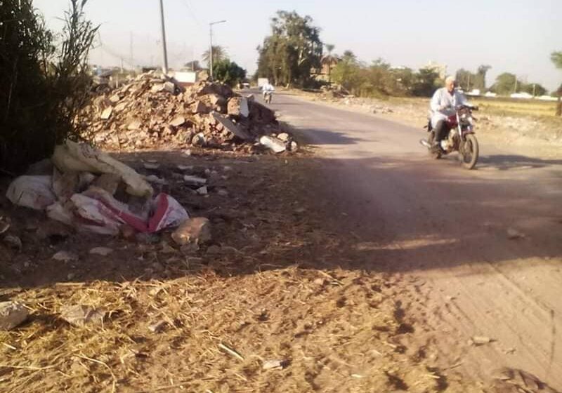  بقاله سنيين كتير.. مطالب بسرعة رصف طريق “الحلمية – أبوحماد”