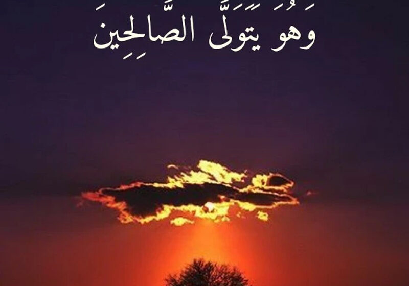  (وَهُوَ يَتَوَلَّى الصَّالِحِينَ)